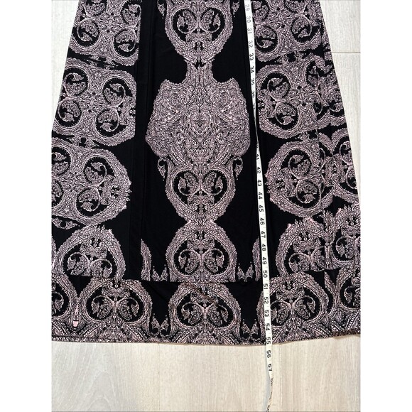 INC Womens Printed Keyhole Maxi Dress Curling Paisley Size Small - Picture 7 of 8